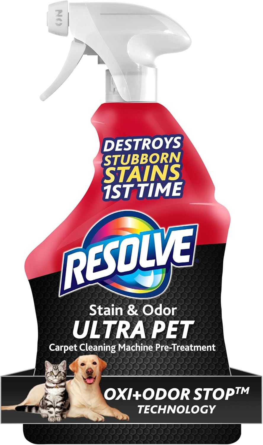 Resolve Ultra Pet Carpet Cleaner Spray – for Removal of Pet Stains & Odors, 32oz | Removes Pet ... | Amazon (US)