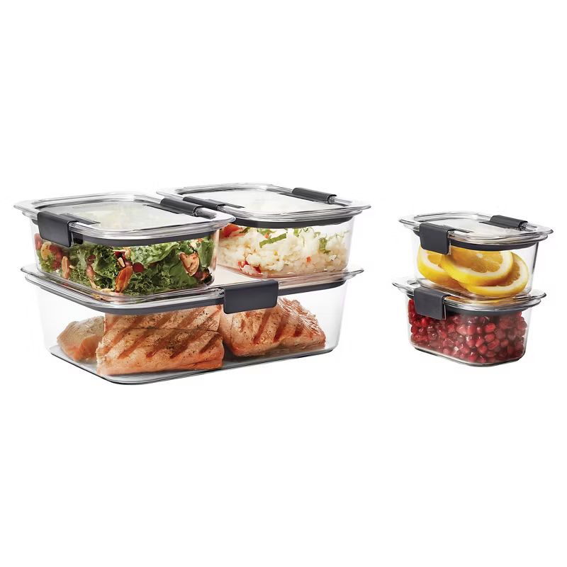 Rubbermaid 10pc Brilliance Leak Proof Food Storage Containers with Airtight Lids | Target