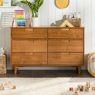 Middlebrook Gammelstaden Mid-Century Solid Wood 6-Drawer Dresser | Bed Bath & Beyond