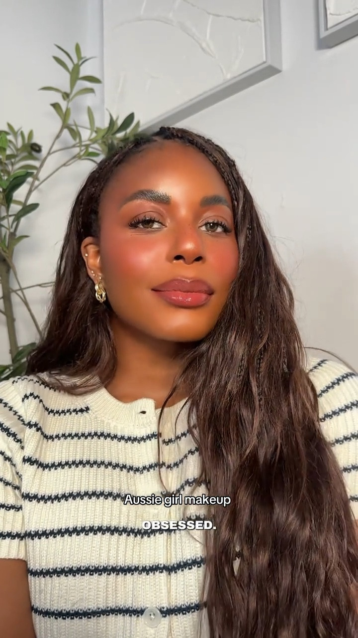 If you want to achieve the most gorgeous, glowy and golden makeup look for the spring and summer, you absolutely need to try this Aussie girl makeup look. So glowy and radiant! .. For more links to spring outfits 2026, easter dress women, easter outfits women, date night outfits, vacation outfits beach, spring dresses, easter basket ideas, work outfits, country concert outfits, follow me on LTK! ✨

#LTKselfcare #LTKgrwm #LTKBeauty