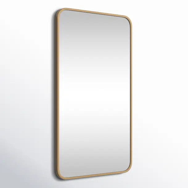 Sabine Metal Rounded Rectangle Wall Mirror | Joss & Main