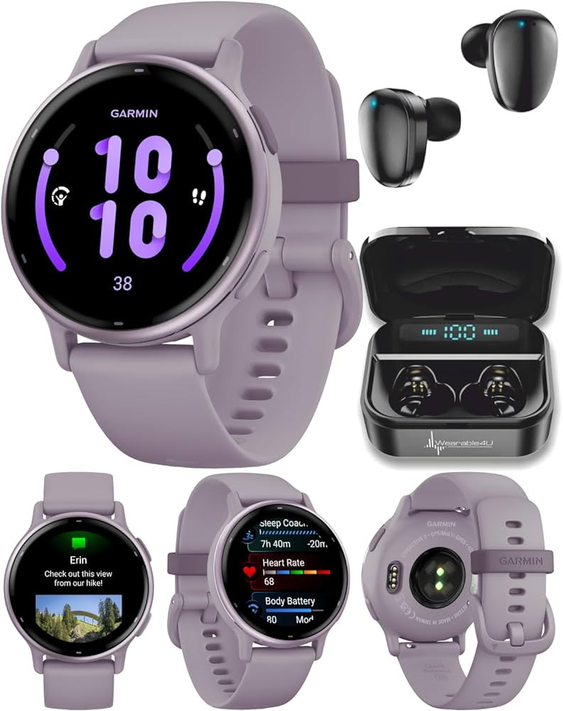 Wearable4U Garmin Vivoactive 5 Health and Fitness GPS Smartwatch, 1.2 in AMOLED Display, Up to 11... | Amazon (US)