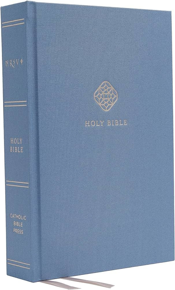 NRSV, Catholic Bible, Journal Edition, Cloth over Board, Blue, Comfort Print: Holy Bible | Amazon (US)