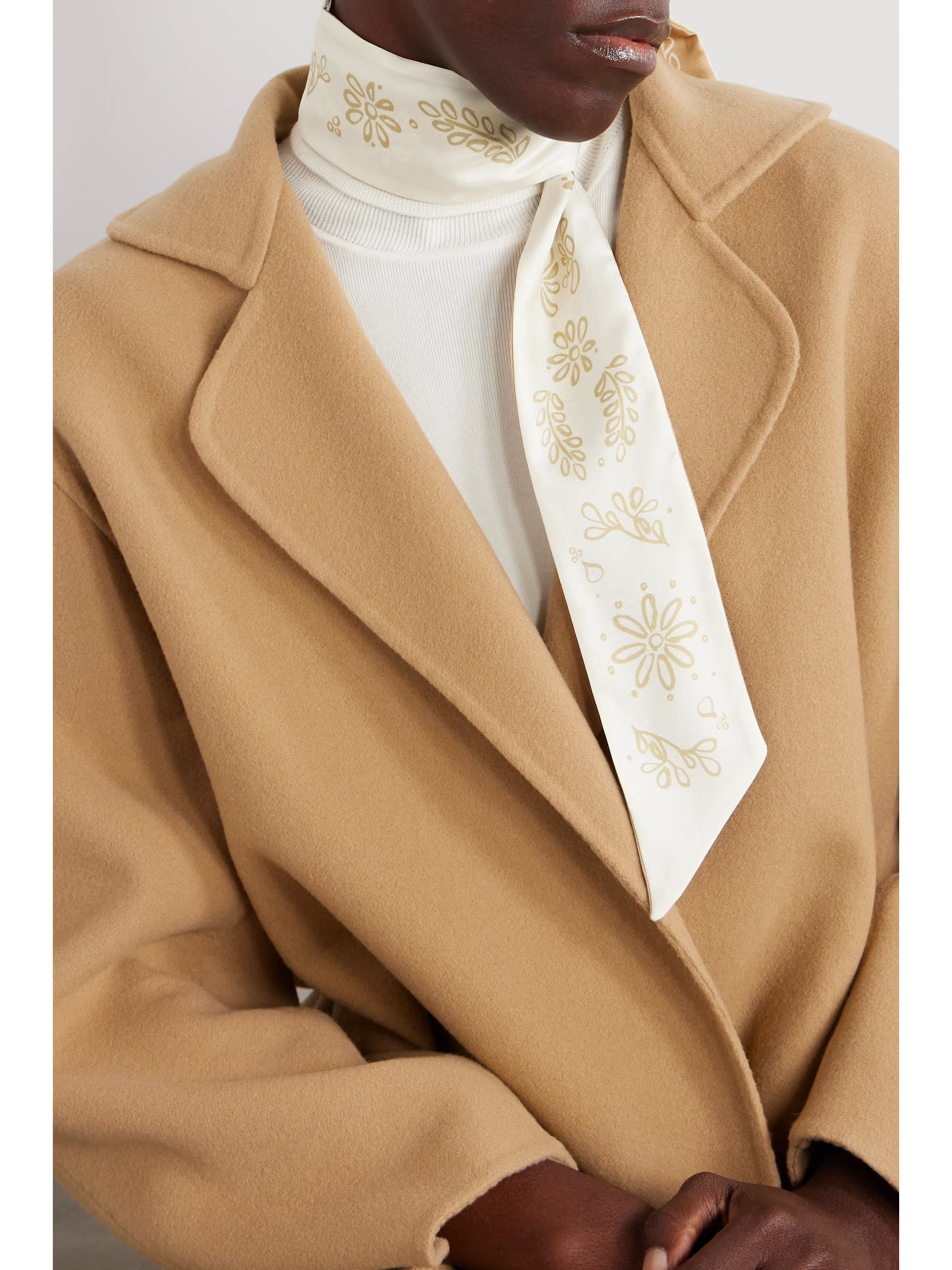 + NET SUSTAIN reversible printed organic silk-twill scarf | NET-A-PORTER (UK & EU)