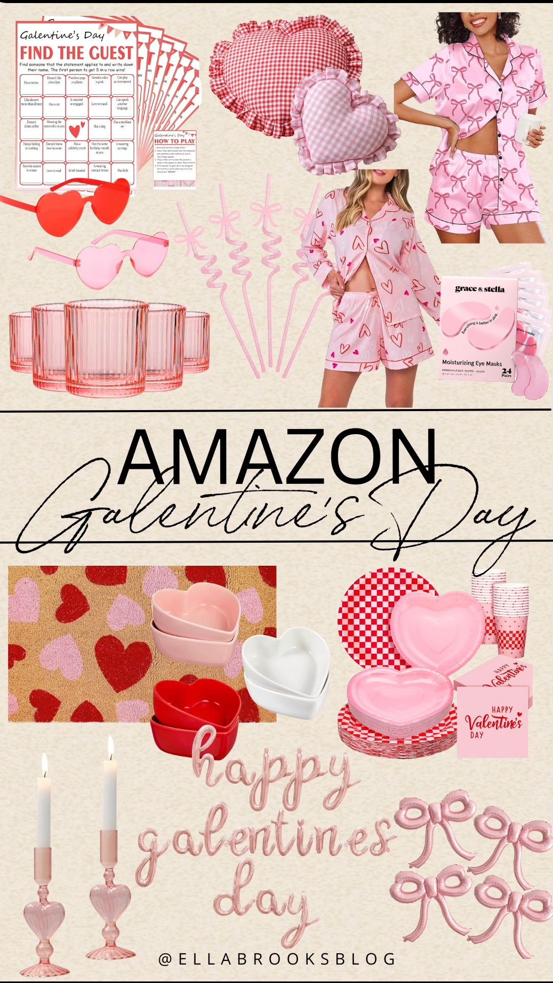 Amazon Galentine’s Day ❤️

Amazon home, seasonal home decor, girls night, party supplies, Valentine’s Day 

#LTKFindsUnder50 #LTKFindsUnder100 #LTKSeasonal
