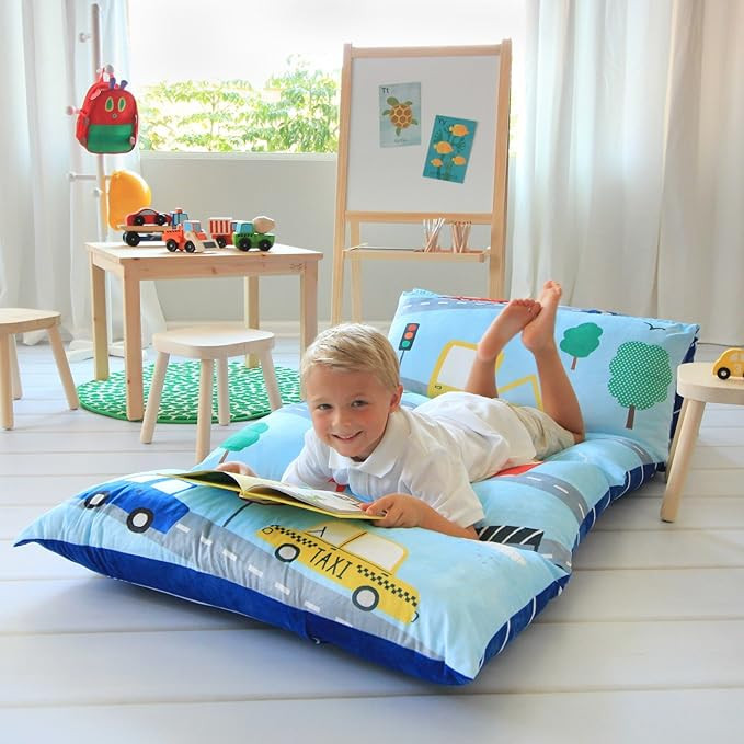 Butterfly Craze Pillow Bed Floor Lounger Cover - Perfect Recliner Floor Pillow for Kids & Pillow ... | Amazon (US)