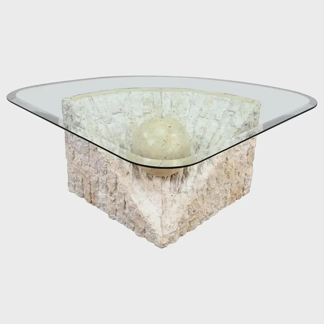 Vintage Tessellated Stone Coffee Cocktail Table - Etsy | Etsy (Global)