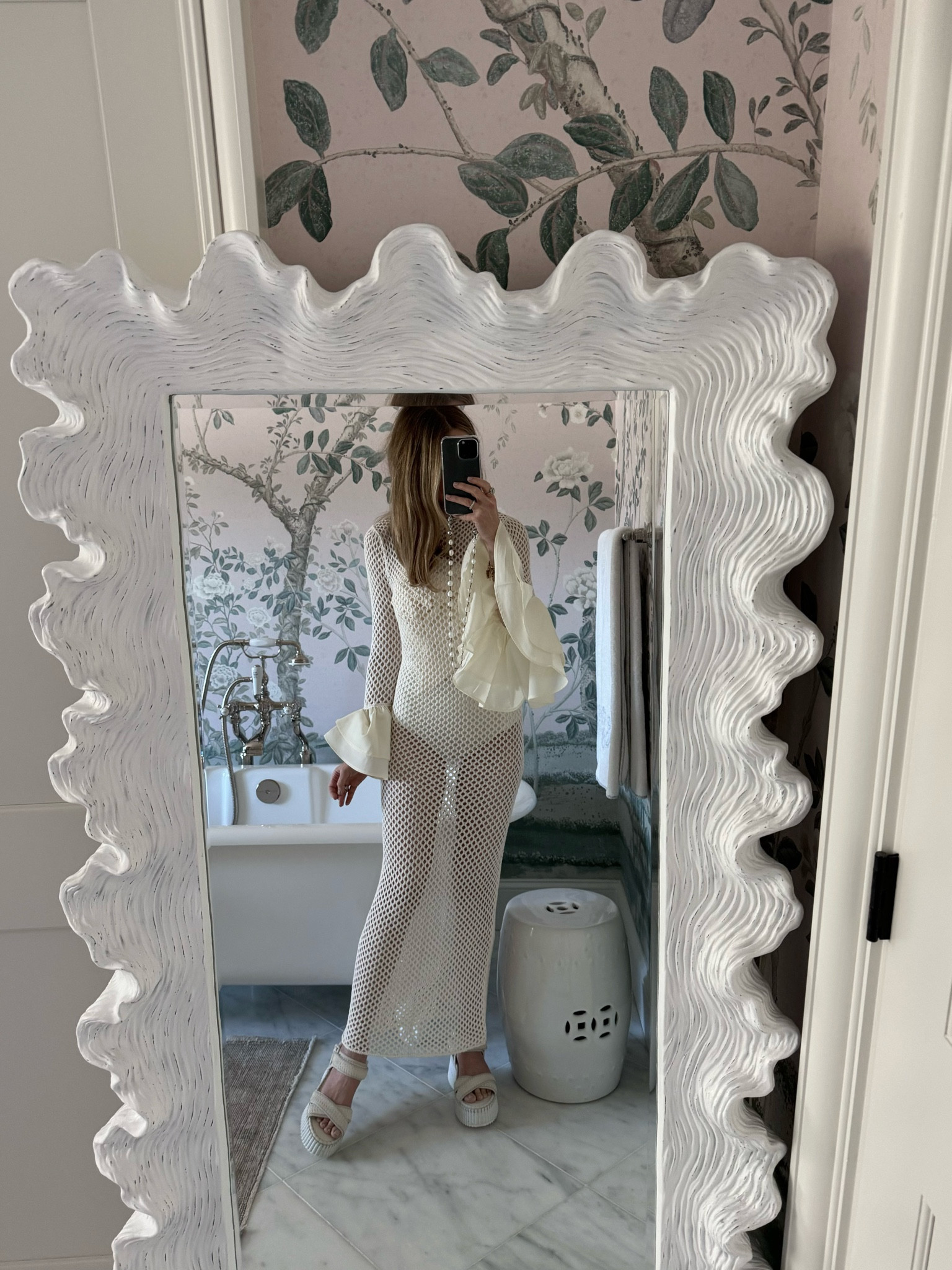 Full resort wear outfit is linked! Can’t get enough of this net cover up for pool or beach days

#LTKswim #LTKSeasonal #LTKstyletip