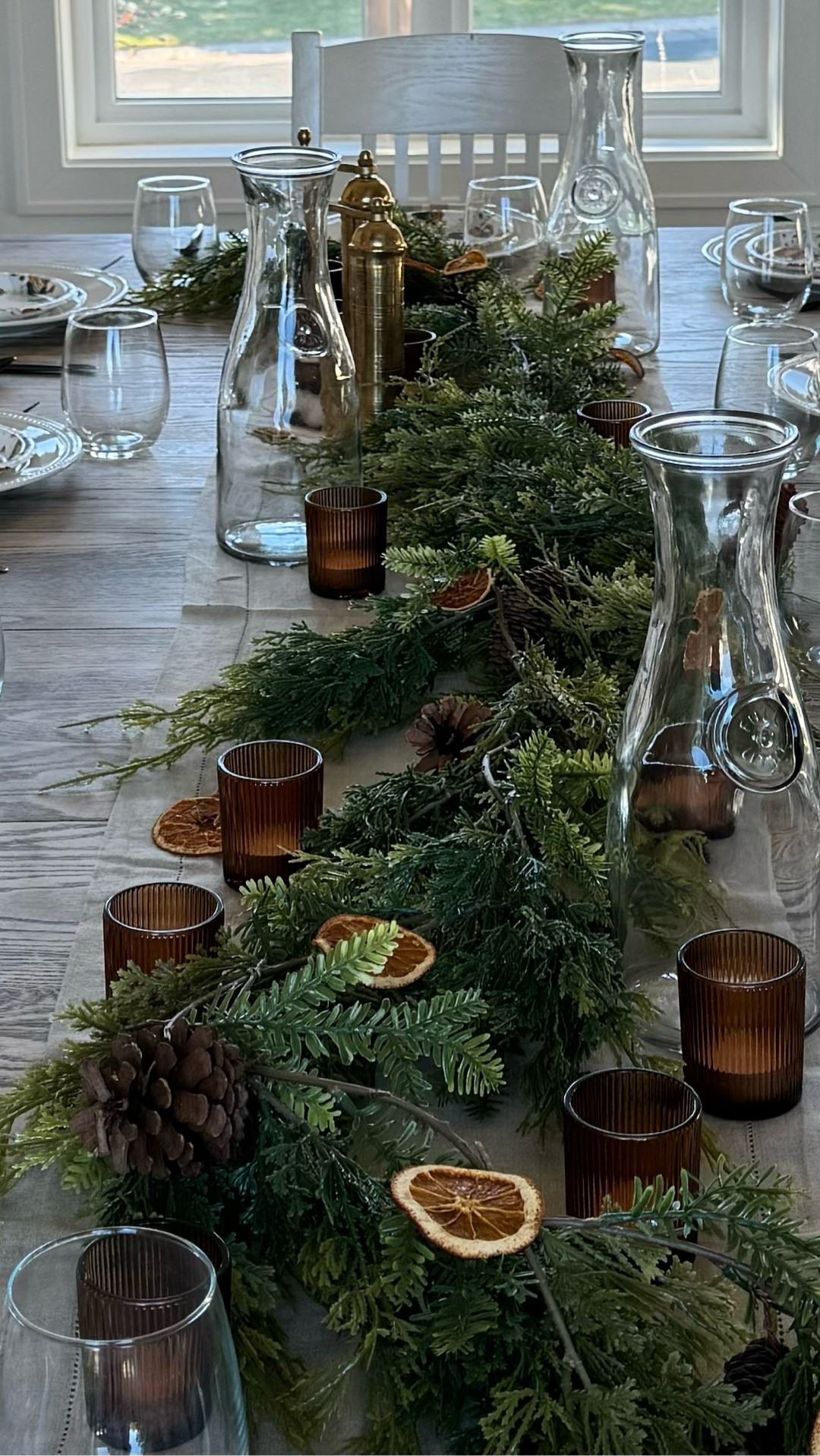 These little amber glass votives have been on my holiday table for years—glowing through laughter, full bellies, and stories that always get better each time they're told. 

Every September, when I pull them out, the 'Who's hosting Thanksgiving?' texts magically start rolling in. It’s tradition. ✨

#FallDecor #ThanksgivingTable #TraditionInTheDetails #CozyFallVibes #AutumnTablescape #NeutralFallDecor #FallHosting

#LTKSeasonal #LTKFallSale #LTKHome