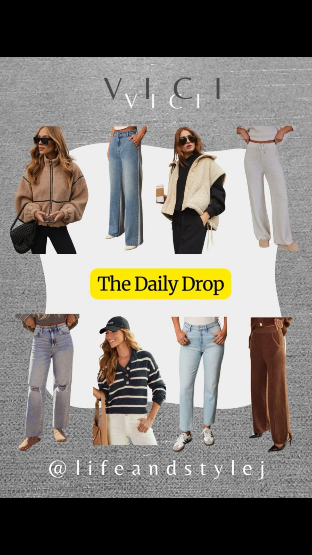 Daily style essentials that keep midlife fashion effortless and ageless. Chic layers, relaxed denim, and cozy textures that elevate your everyday wardrobe with comfort and confidence.
#dailydropstyle #midlifefashion #agelessstyle #casualoutfits #everydaystyleguide #denimtrends #chicandcasual #styleinspo #fallwinterstyle #lifeandstylej 

#LTKU #LTKFindsUnder100 #LTKOver40