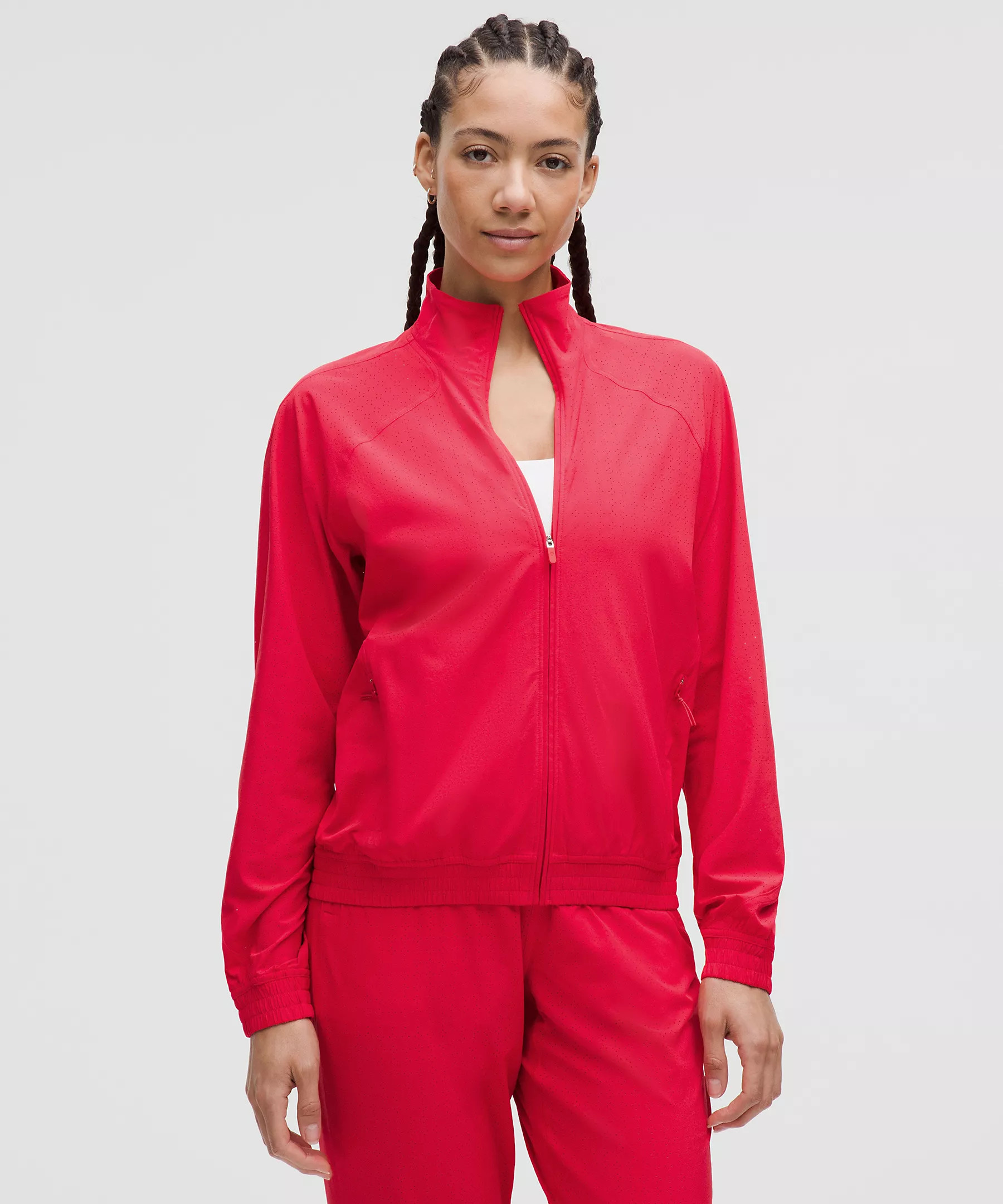 Adapted State Perforated Track Jacket | Women's Coats & Jackets | lululemon | Lululemon (US)