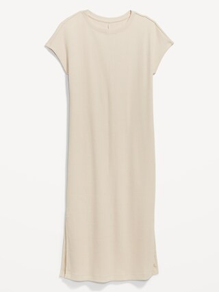 Rib-Knit Midi Shift Dress for Women | Old Navy (US)