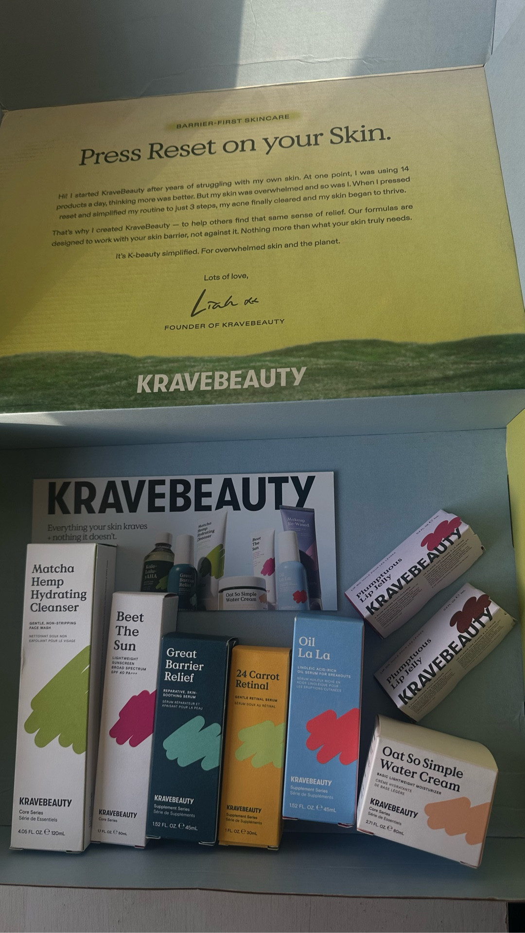 MY FIRST PR PACKAGE ✨💚 from a company i love and use every. single. day  

#LTKBeauty #LTKmorningroutine #LTKgrwm