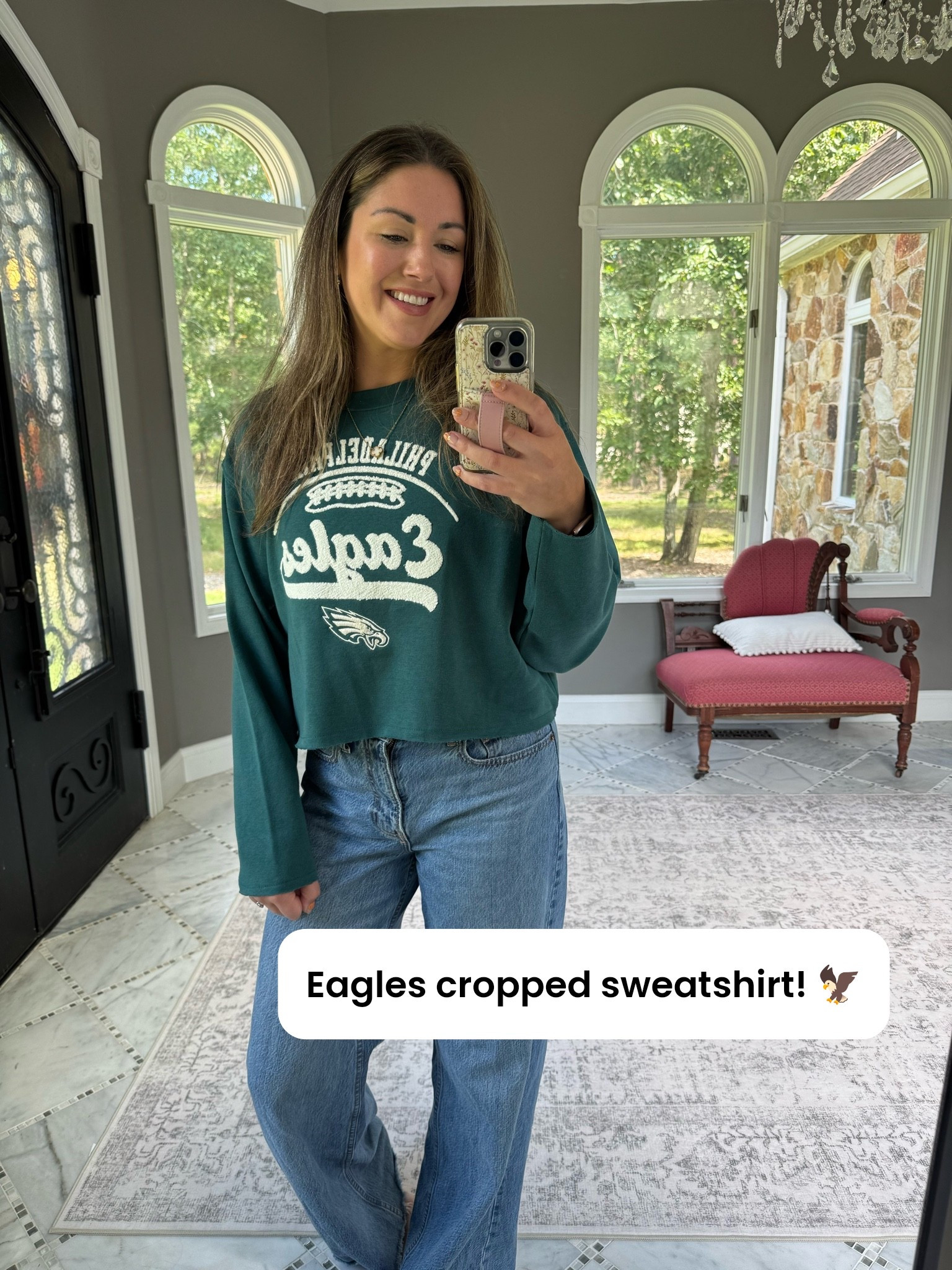 Just found this NFL cropped sweatshirt @Target (size girls L) 

Philadelphia Eagles cropped sweatshirt, Eagles sweatshirt, Philadelphia Eagles apparel, Eagles gameday outfit, Eagles football outfit, NFL sweatshirt, Eagles fan outfit, football season outfit, fall gameday outfit, Philadelphia sports apparel, Eagles merch, women’s Eagles clothing, Philadelphia eagles, game day outfit, game day sweatshirt, girls nfl gear, girls nfl top

#LTKSeasonal #LTKootd