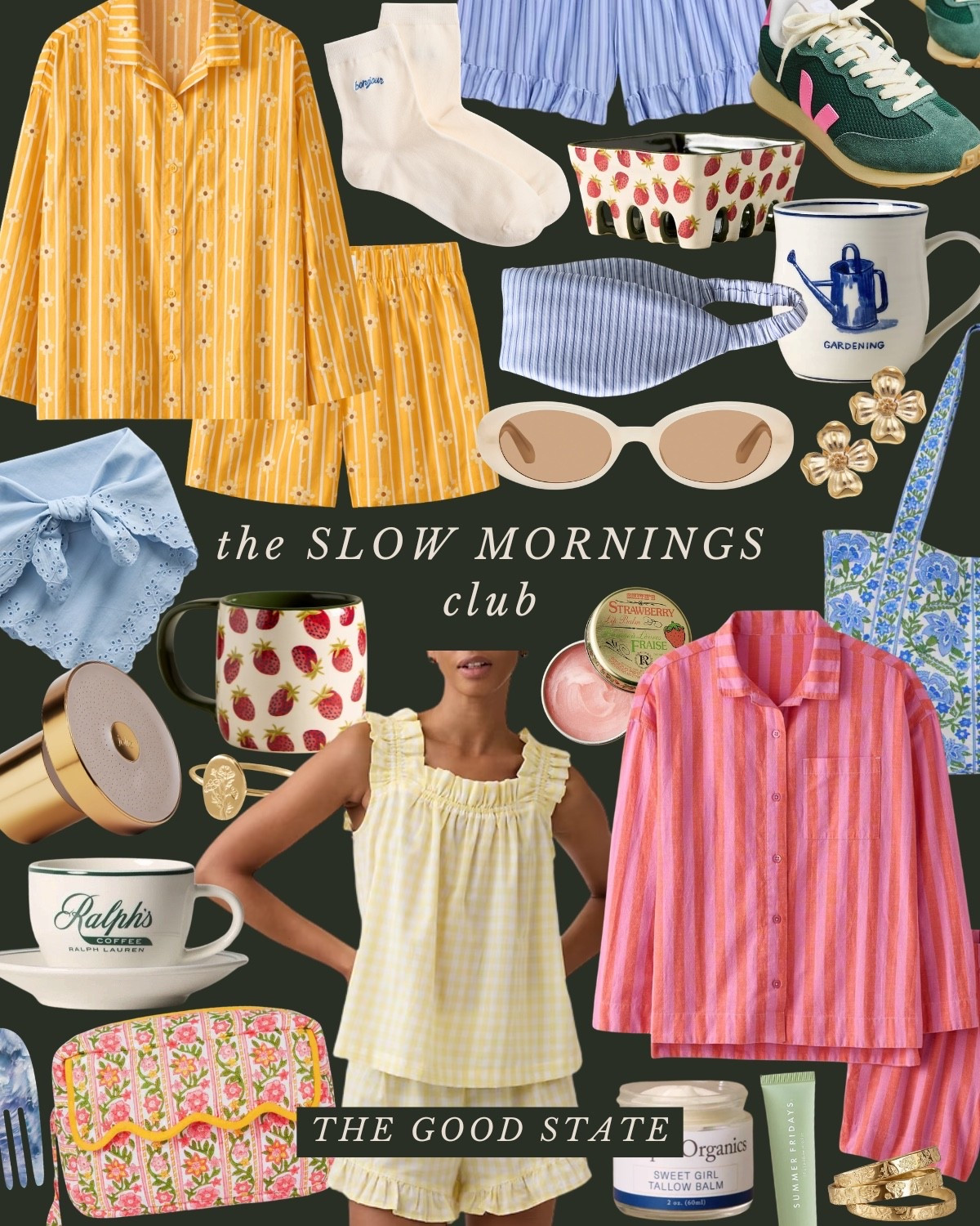 This Spring we are saying YES to happy colors!! We are saying yes to more prints and patterns. Yes to having fun getting dressed! This Lookbook is for the Spring girlies that are saying yes with me! The ones longing for the warmth of sunshine on their skin and a cool breeze blowing through their hair. Shorts and a sweatshirt weather. A flowy dress and a light cardigan. This is for the ladies counting down the days until the farmers market opens back up. The ones who love early mornings at the market—flaky croissant in one hand and a rosemary latte in the other. This is for the ones who can’t resist a bouquet of fresh flowers and are trying to figure out how to grow their own cut flower garden at home (🙋🏼‍♀️). For the ones who spend the golden evenings having a picnic with friends. For the people (like me) who always have a picnic blanket in their car. This is for the girlies love allllll things gingham, their trusty ball cap, pops of color and who firmly believe you can’t have too many neck scarves or bandanas. For the ones who love feminine details like lace trim, dainty florals and ruffles. This Spring may we slow down, breathe deep, embrace the life all around and romanticize the seemingly ordinary moments🌼

#LTKSaleAlert #LTKActive #LTKootd