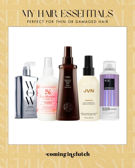 My hair essentials - perfect for thin or damaged hair 🎀

Hair thickener, hair thickening, hair moisturizer, hair hydration, igk, bumble and bumble 

#LTKsalealert #LTKbeauty