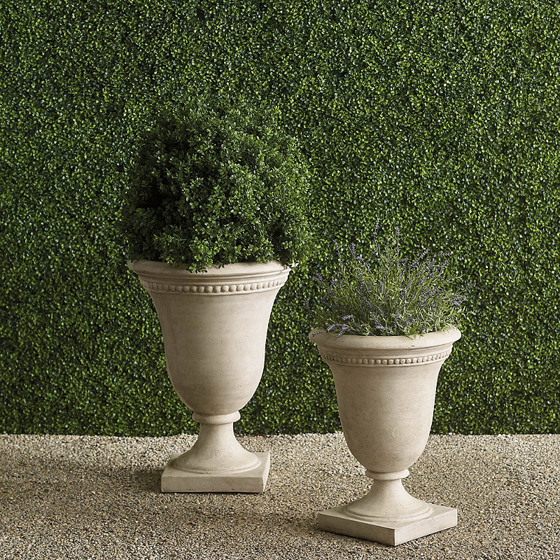 Benissa Planter - White, 30" White - Frontgate | Frontgate