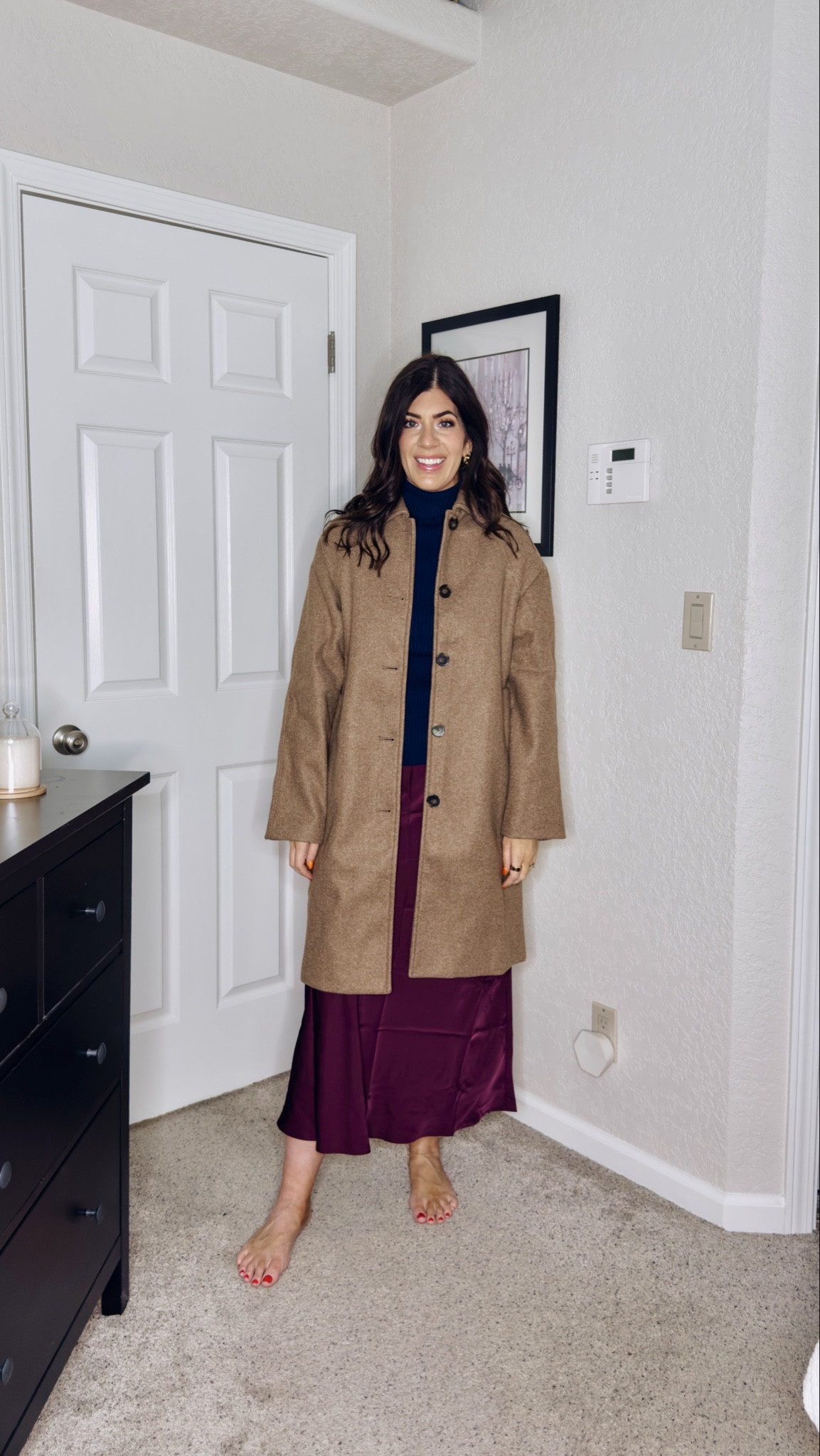 Old navy sale finds
In a medium tall rib knit turtleneck
In a medium tall satin slip skirt
In a small tall oversized coat (size down!)


#LTKSaleAlert #LTKMidsize #LTKTall