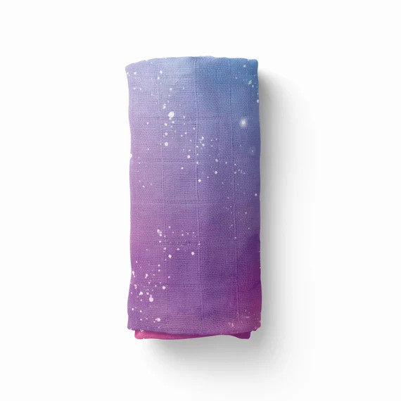Pink Purple and Blue Galaxy Stretchy Swaddle  Space Baby - Etsy | Etsy (US)