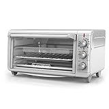 Black+Decker TO3265XSSD Extra Wide Crisp ‘N Bake Air Fry Toaster Oven, Silver, Fits 9" x 13" Pan | Amazon (US)