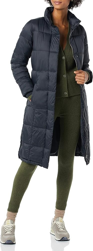 Amazon Essentials Womens Lightweight Quilted Long Puffer Winter Coat | Amazon (US)