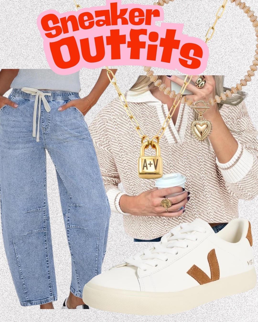 Sneaker outfits for petites! Short inseam denim and slender sneakers for petite frames!

#LTKootd #LTKPetite #LTKSaleAlert