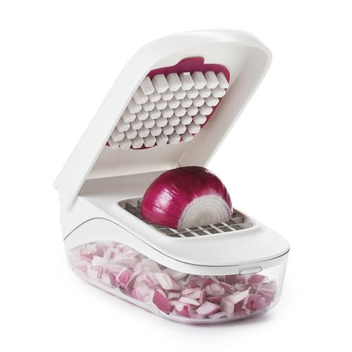 OXO Good Grips Vegetable and Onion Chopper with Easy Pour Opening White | Amazon (US)