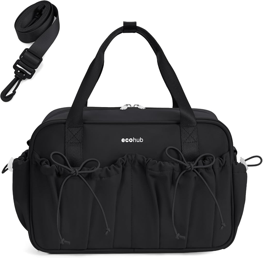 ECOHUB Small Gym Bag for Women, Mini Gym Duffle Bag with Wet Compartment, Bowknot Sports Bag, Cut... | Amazon (US)