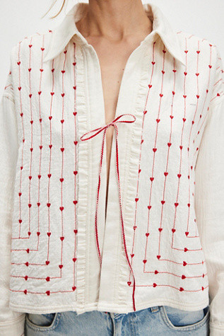 We The Free Forever Love Embroidered Top | Free People (Global - UK&FR Excluded)