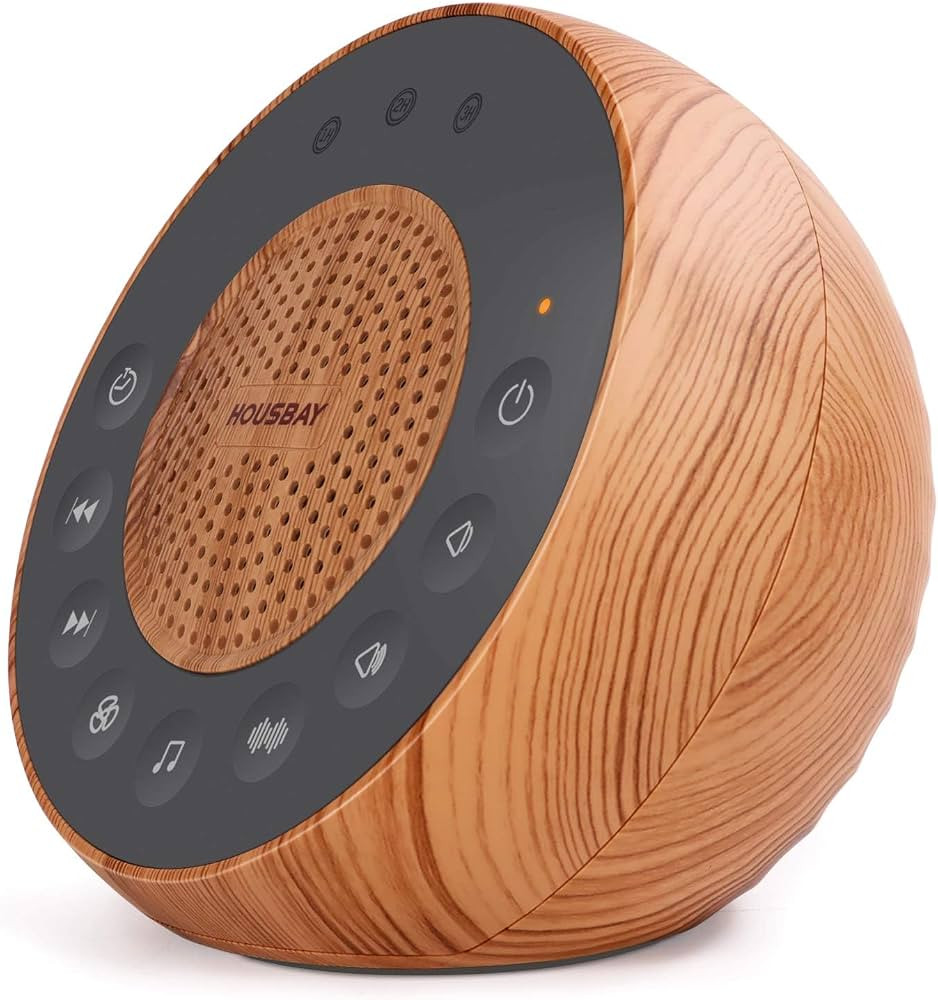 Housbay White Noise Machine with 31 Soothing Sounds, 5W Loud Stereo Sound, Auto-Off Timer, Adjust... | Amazon (US)