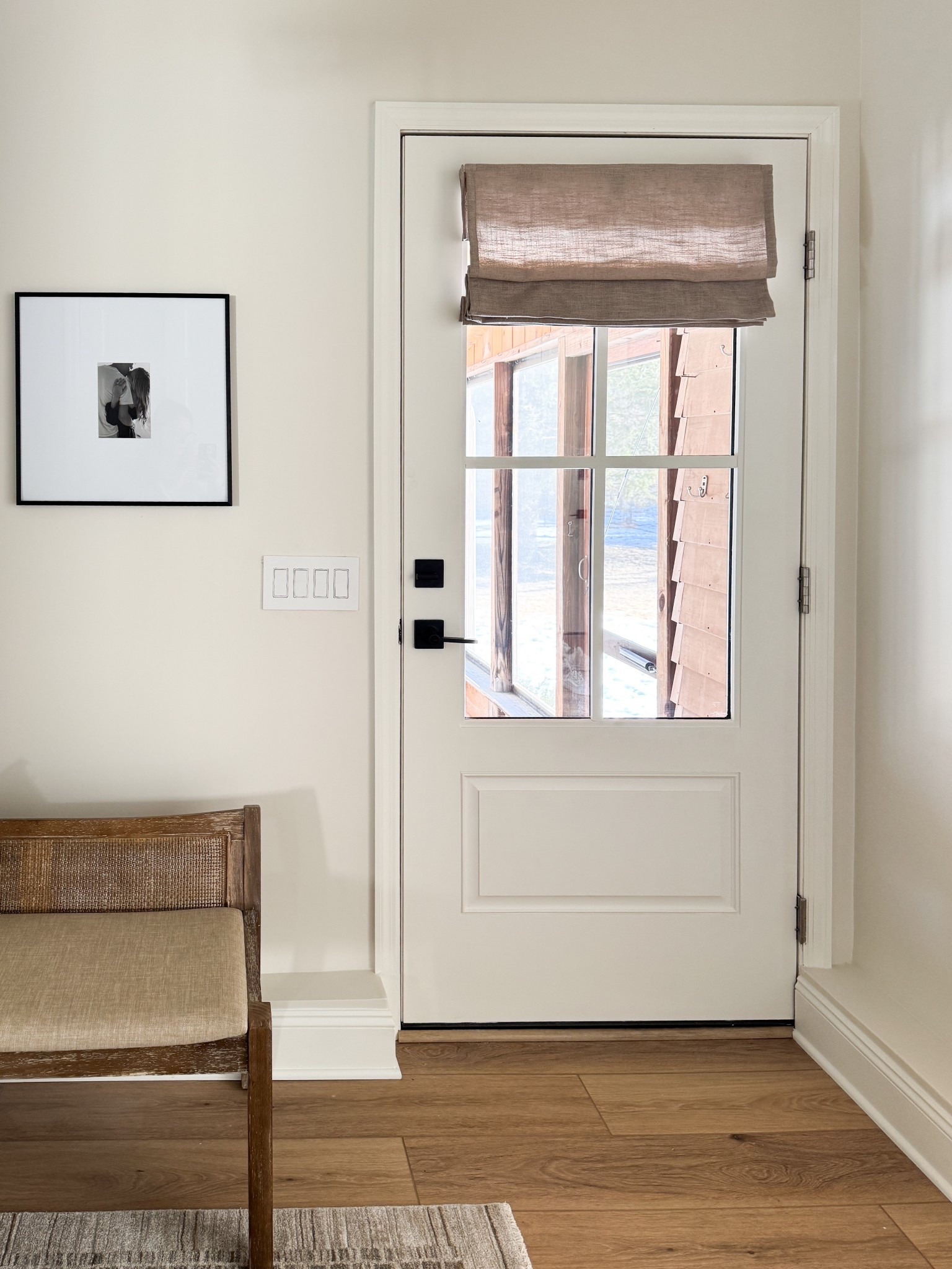 Added warmth to our mudroom with this affordable custom shade! Available in tons of colors and styles. We have the Lily Linen Shade in Grey Beige 

#LTKHome #LTKU