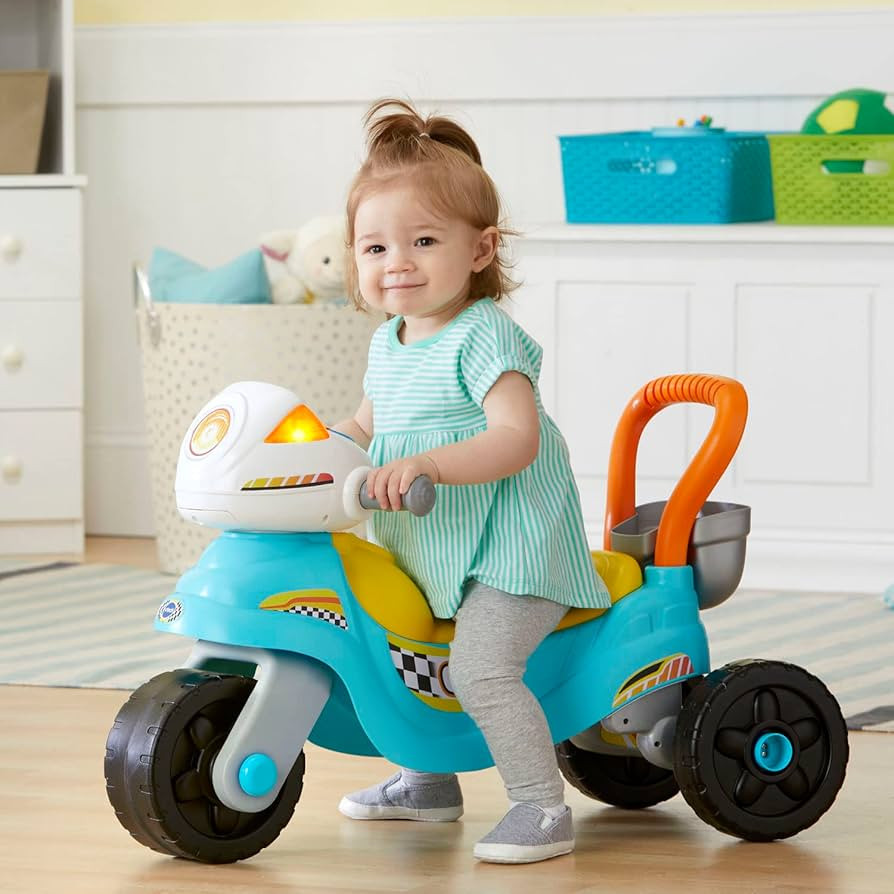 VTech 3-in-1 Step and Roll Motorbike (Frustration Free Packaging), Teal, Large | Amazon (US)