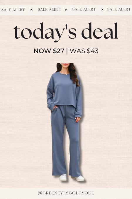 Walmart flash deal! Women’s lounge set now $27
Loungewear, two piece set 

#LTKU #LTKsalealert #LTKfindsunder50