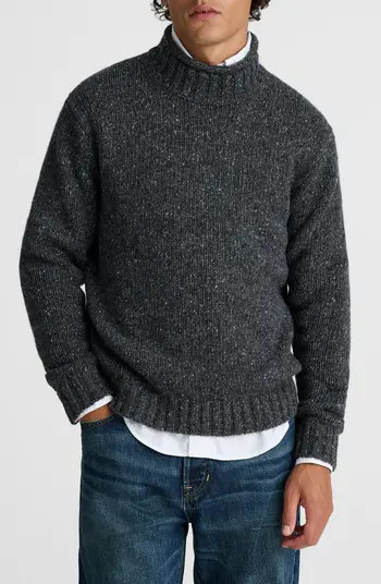 Roll Neck Donegal Wool Blend Sweater | Nordstrom