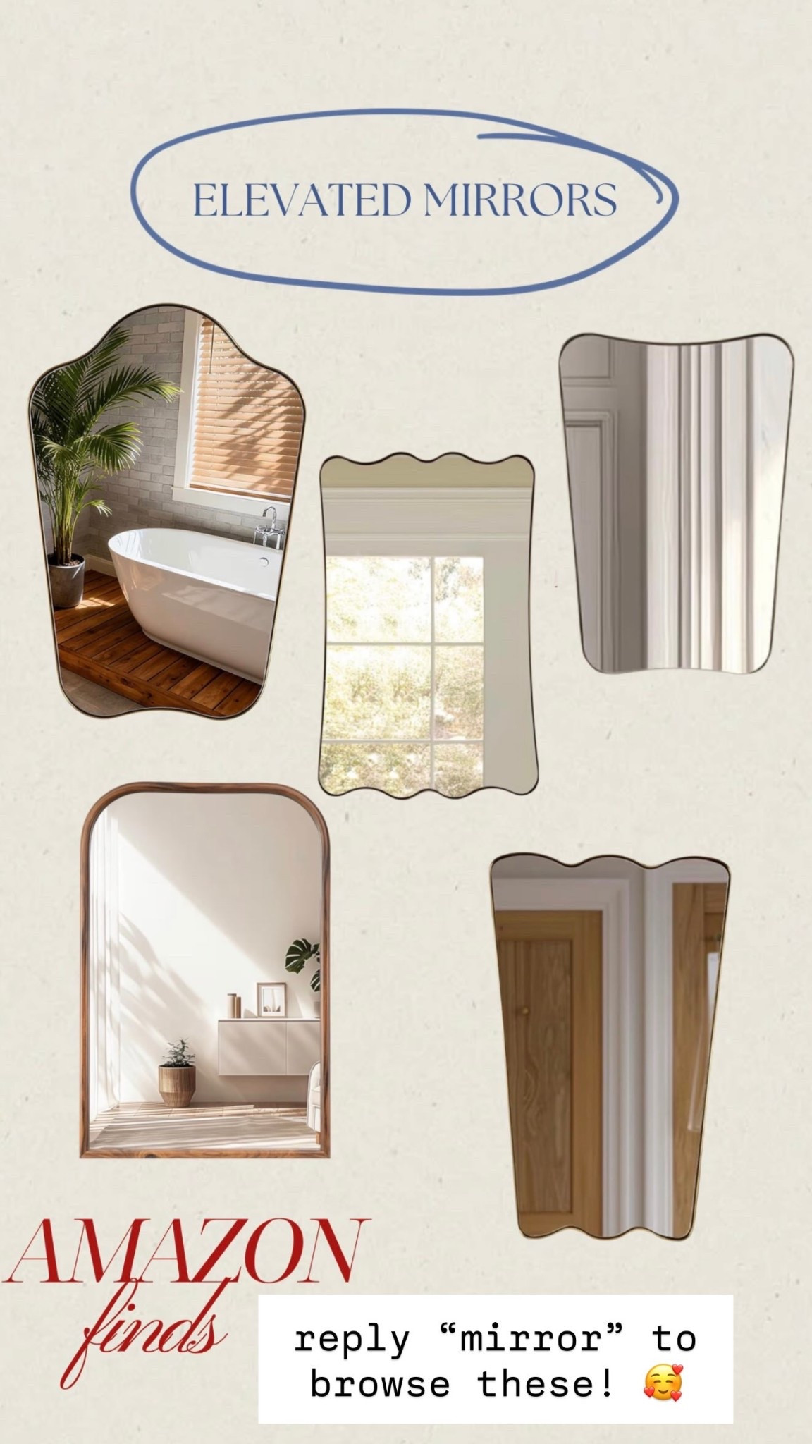 reply “mirror” to browse these! 🥰