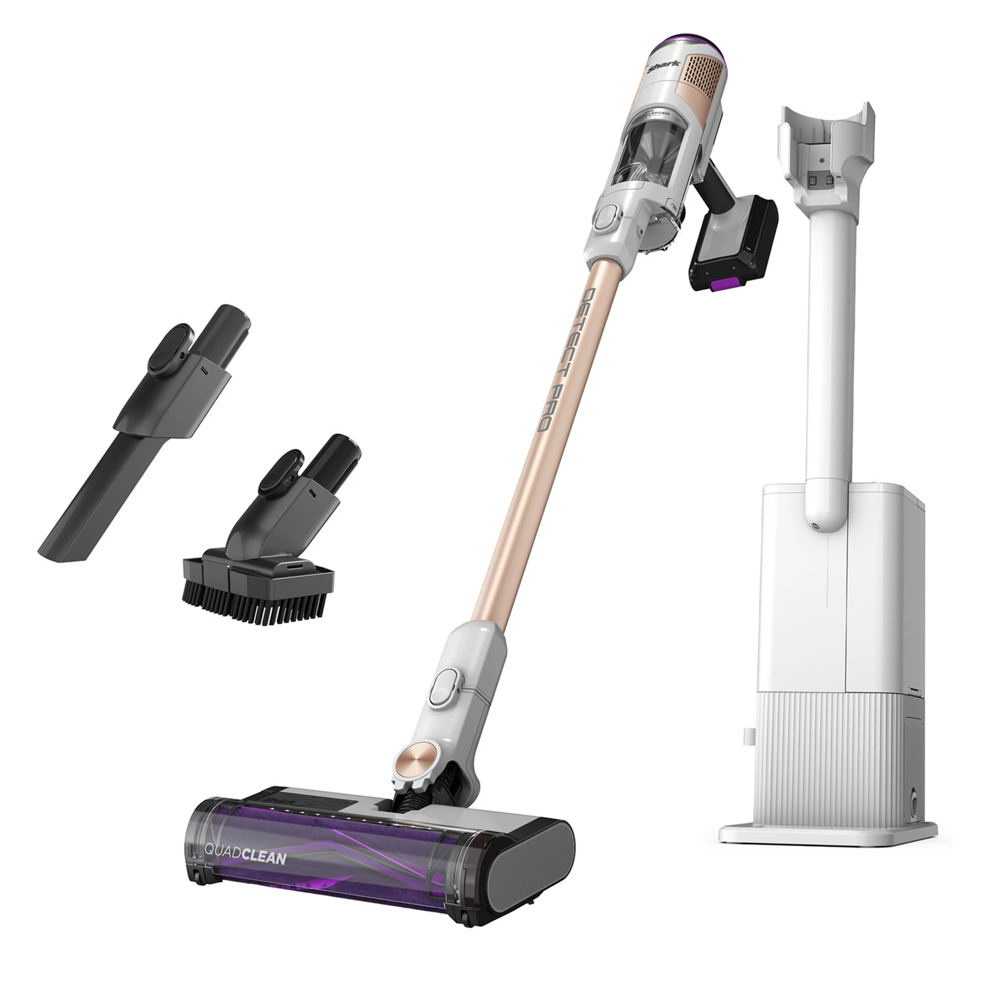 Shark Cordless Detect Clean & Empty Auto-Empty System with QuadClean Multi-Surface Brushroll- IW3... | Kohl's