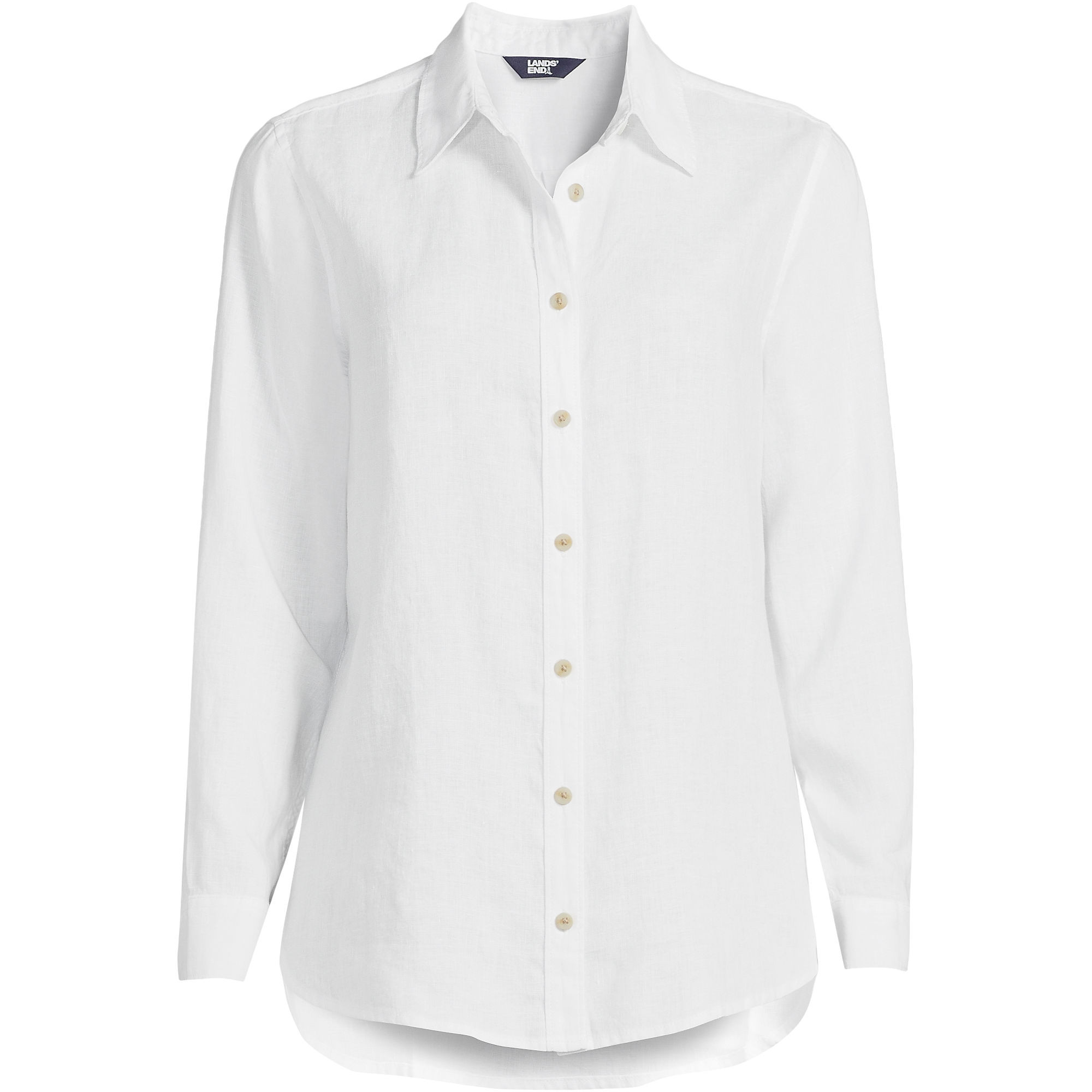 Women's Linen Classic Shirt | Lands' End (US)