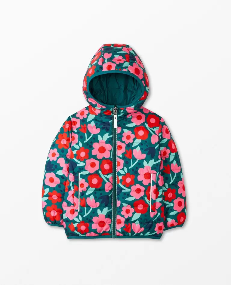 Reversible Print Puffer Jacket | Hanna Andersson