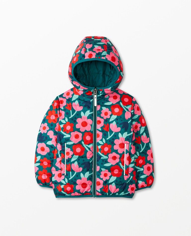 Reversible Print Puffer Jacket | Hanna Andersson