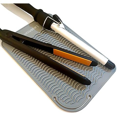 EIOKIT Silicone Heat Resistant Travel Mat Pouch for Hair Straightener,Crimping Iron,Hair Curling ... | Amazon (US)