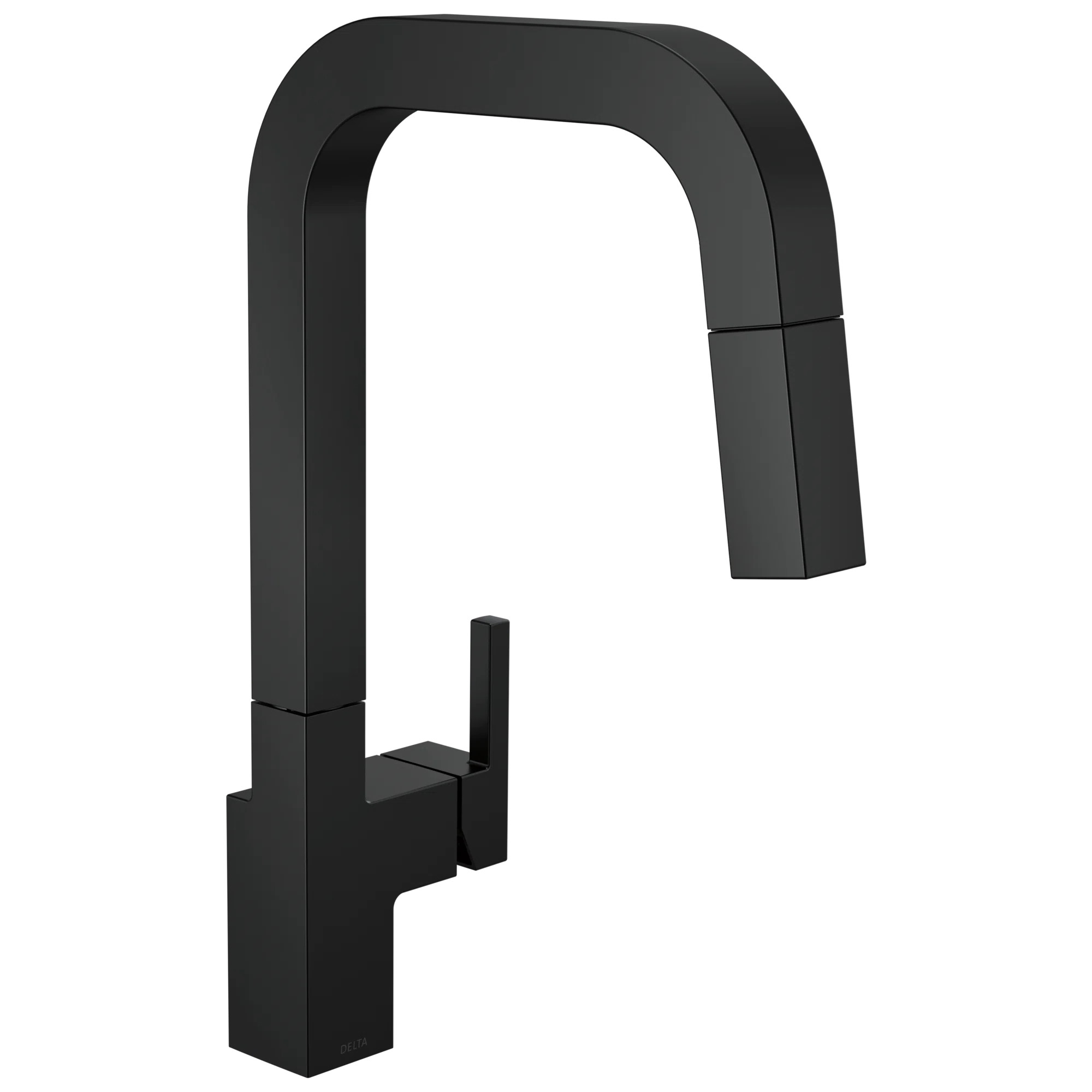 Junction Pull Down Sprayer Single Handle Kitchen Sink Faucet 19825LF-BL | Wayfair North America