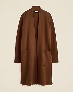 Long sweater blazer with side slits | J. Crew US