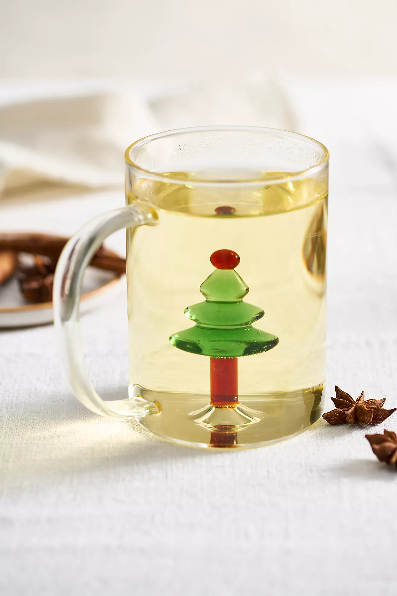 Christmas Tree Glass Mug | Anthropologie (US)