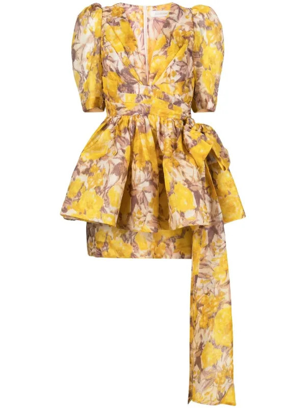 High Tide peplum minidress | Farfetch Global