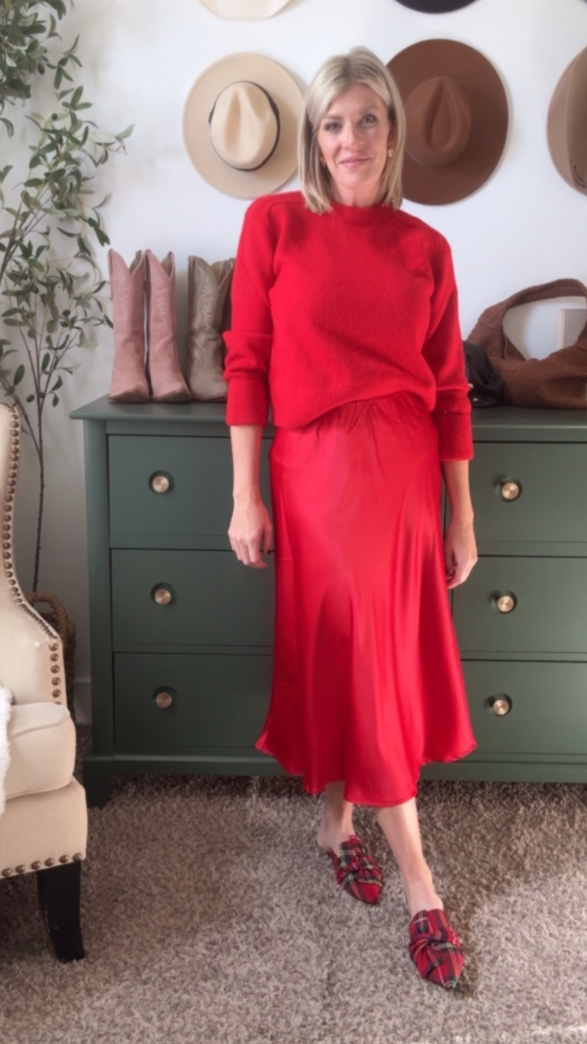 Red monochrome holiday outfit
Holiday dress
Satin skirt
Amazon finds
Abercrombie
Red sweater
Black Friday deals

#LTKSeasonal #LTKHoliday #LTKOver40