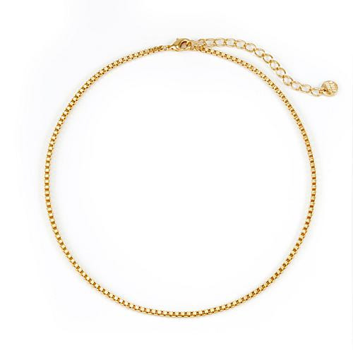 Brook and York Emma Box-Chain Choker Necklace - Yellow - 13 | HSN