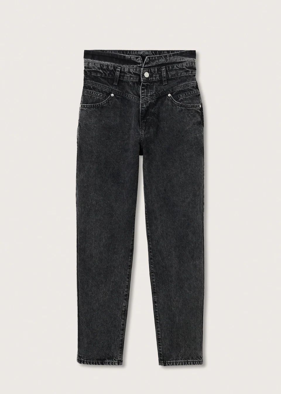 Mom high-waist jeans -  Women | Mango USA | MANGO (US)