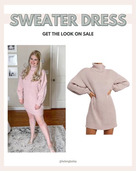 Get the look on sale! My sweater dress is on sale during the Prime Early Access sale! I'm wearing a large and runs true to size! 

#LTKsalealert