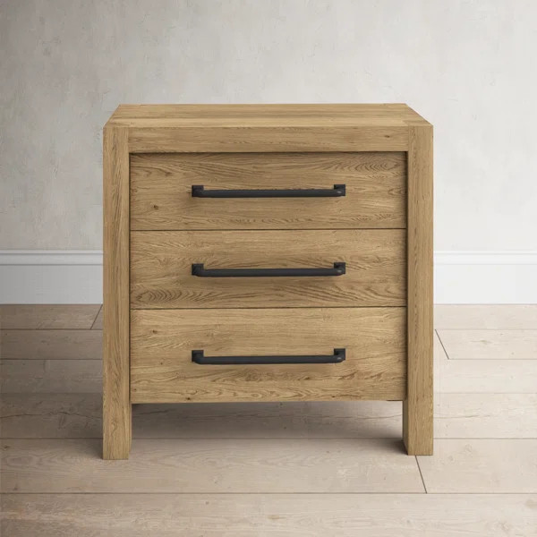 Laroche 3 - Drawer Nightstand | Wayfair North America