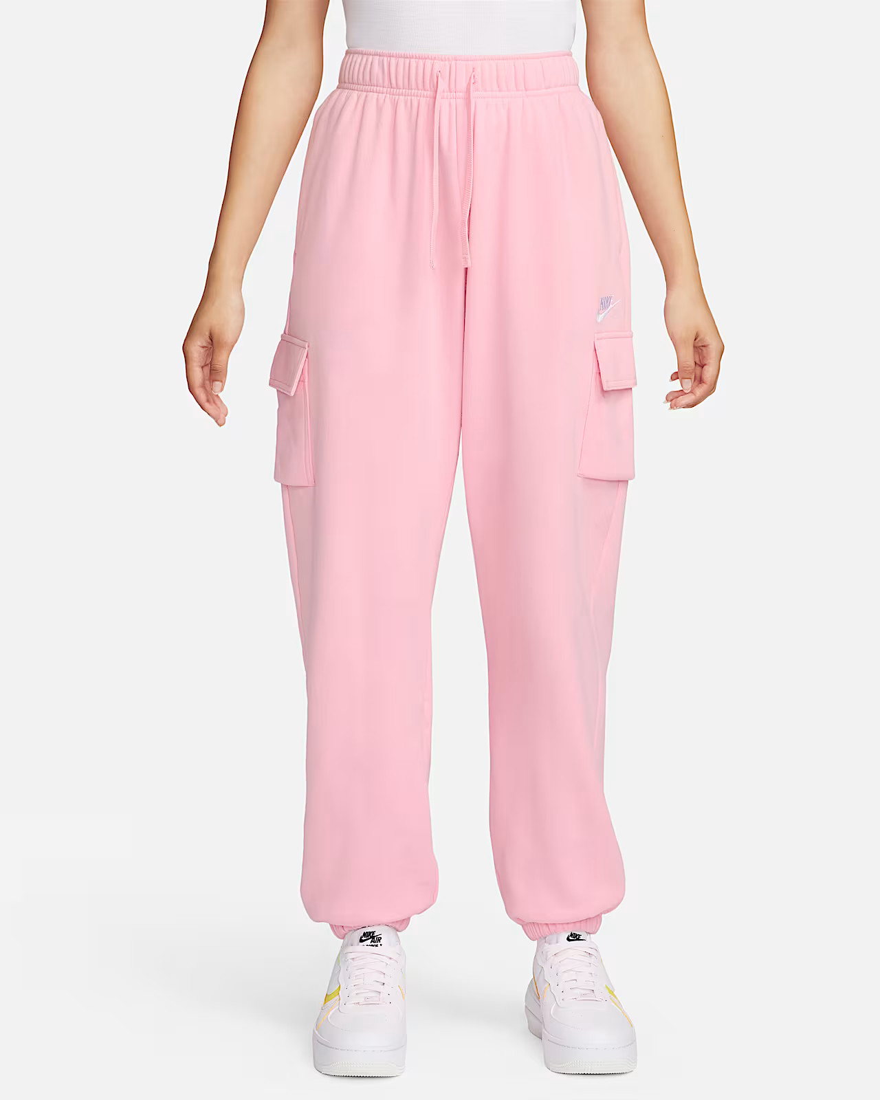 Nike Sportswear Club Fleece Women's Mid-Rise Oversized Cargo Sweatpants. Nike.com | Nike (US)